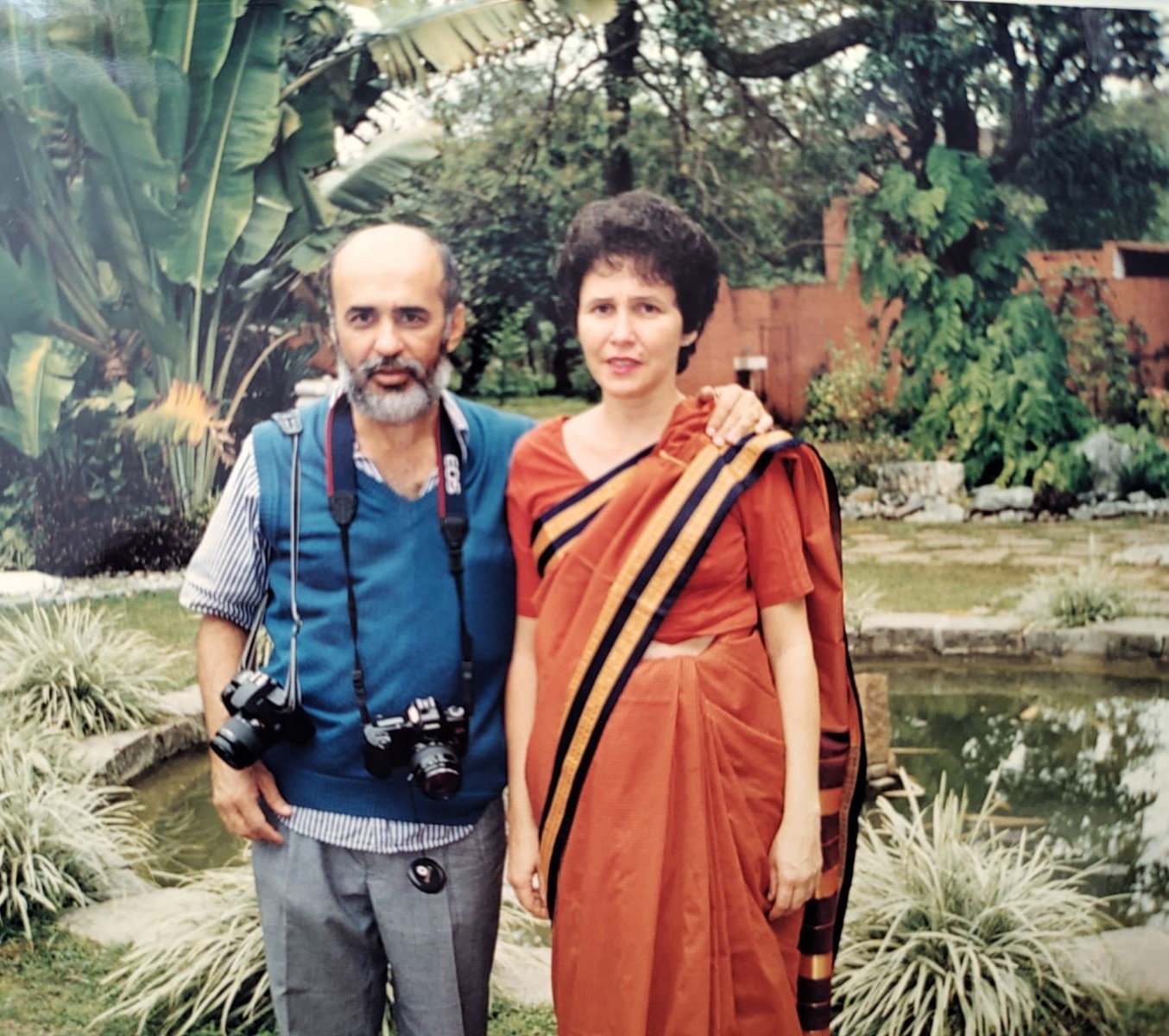 Lina e Dioni na Índia