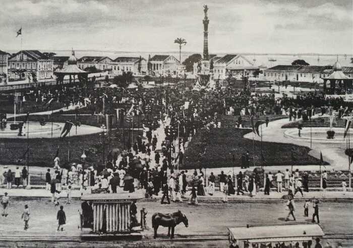 Inauguração Monumento ao 2 de Julho, 1895, fotografia, autor desconhecido