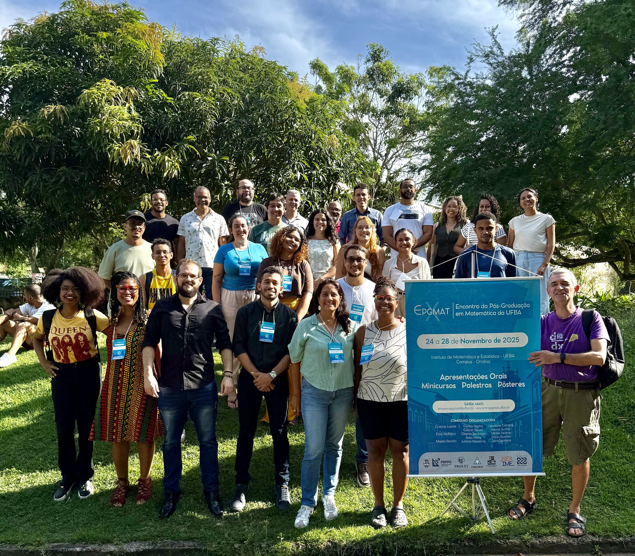 Foto de grupo do X EPPGMAT - UFBA.